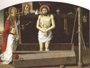 School of Provence The man of Sorrows Standing in the Tomb (mk05) oil painting picture